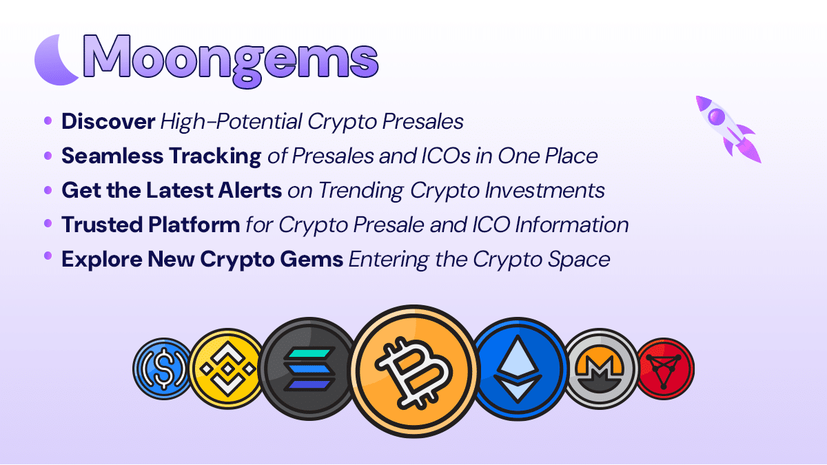 MoonGems Find The Best Crypto Presale and ICO Opportunities